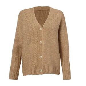 Cabi Fall '23 Neighbor Cardigan, Camel, Size XS, NWOT